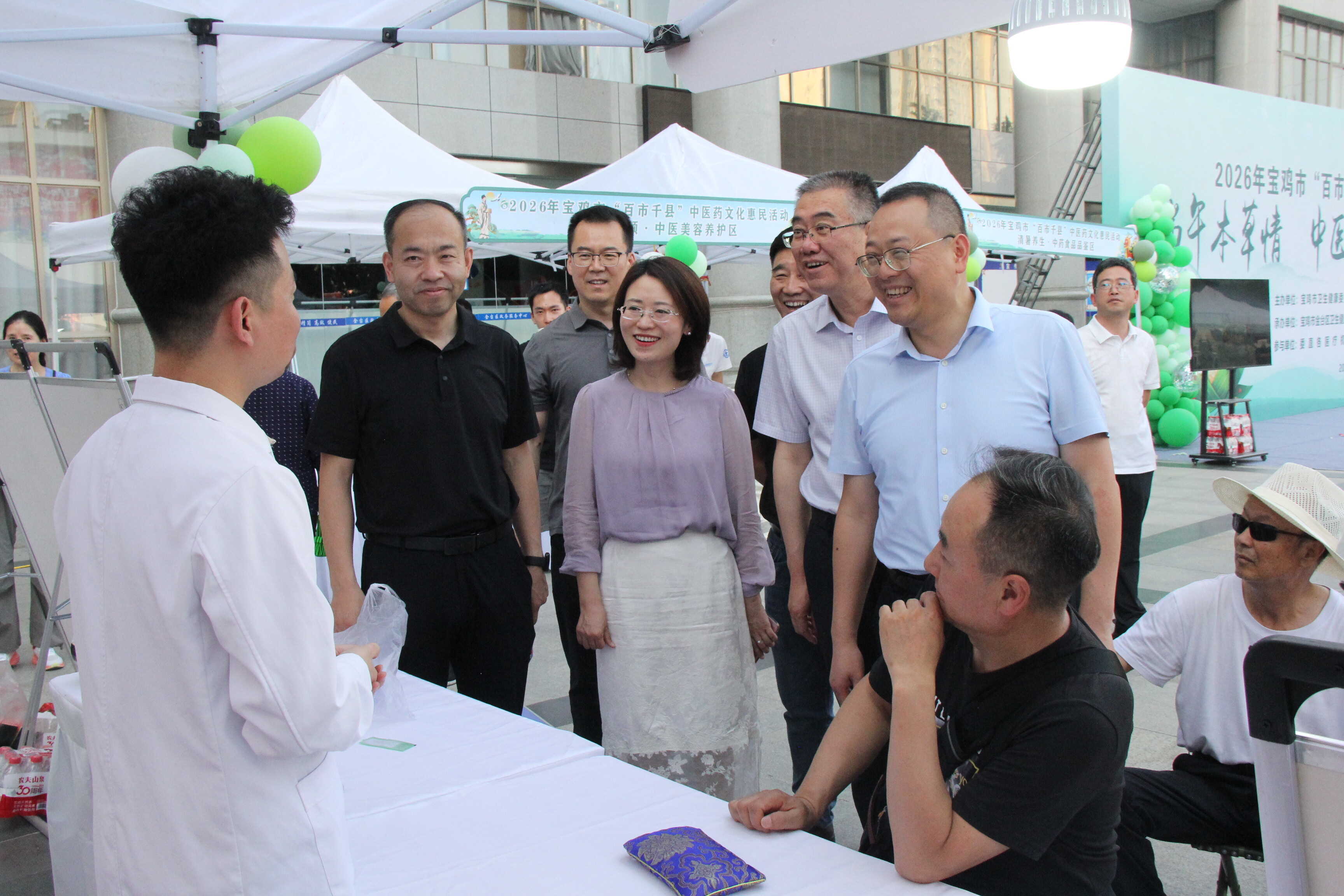 金台区举办2026年“百市千县”中医药文化惠民活动(图1)